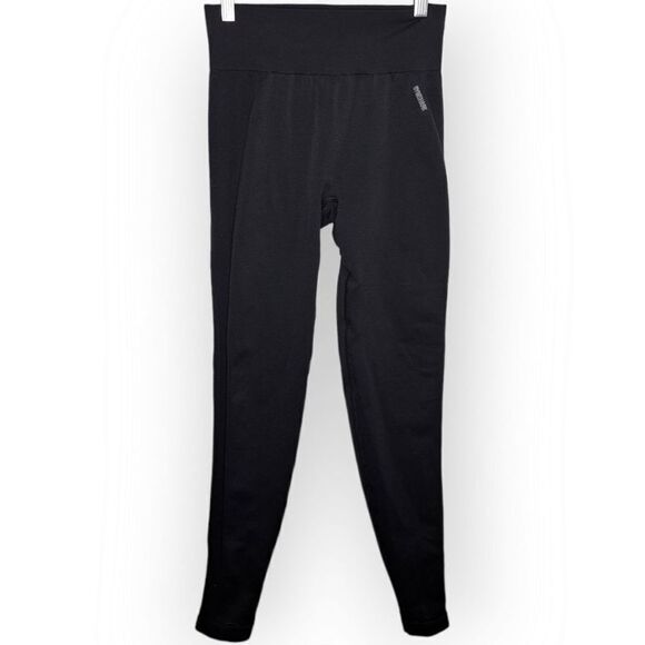 GYMSHARK 7/8 Leggings in Black size Small - Picture 1 of 6
